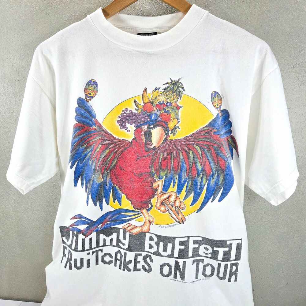 Vintage 1994 Jimmy Buffett Fruitcakes On Tour Concert T-Shirt Sz XL